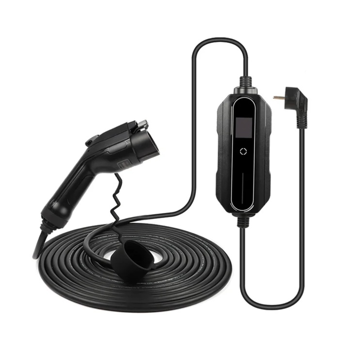 Statie de incarcat pentru masina electrica 3.6KW cu selector de putere 8-10-13-16A, type1, cu temporizare 1-10 ore, cablu 5m