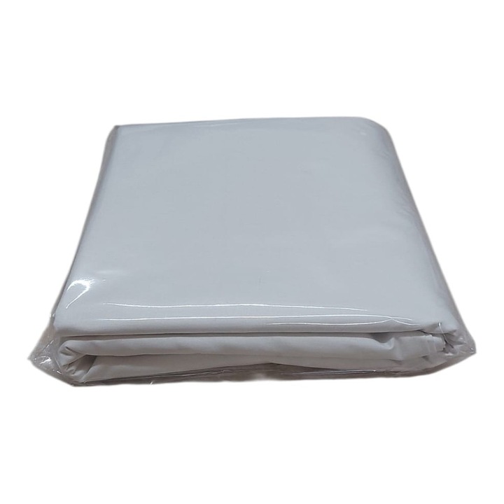 Cearsaf de pat cu elastic, 70x140x15 cm, M220 Unicolor Alb