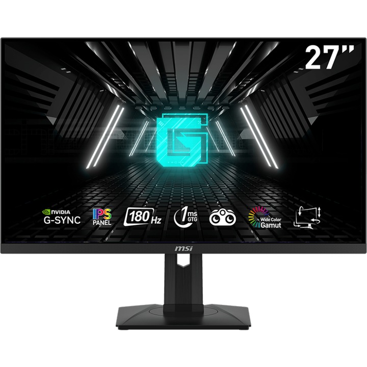 Monitor Gaming MSI, Rapid IPS LED, 27", Full HD 1920 x 1080, 180 Hz, Negru