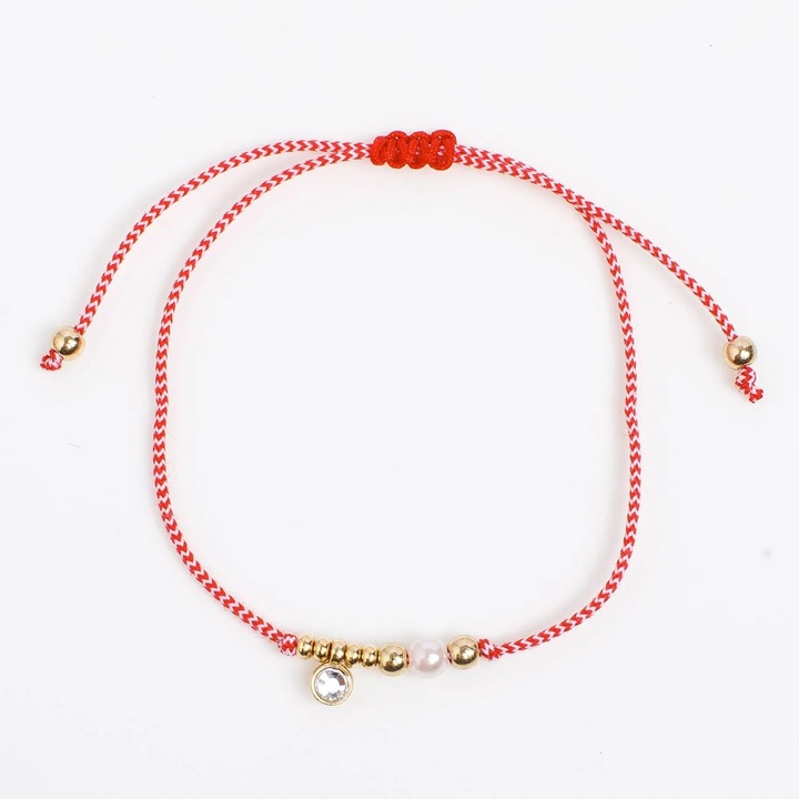 Martisor karkötő gyönggyel