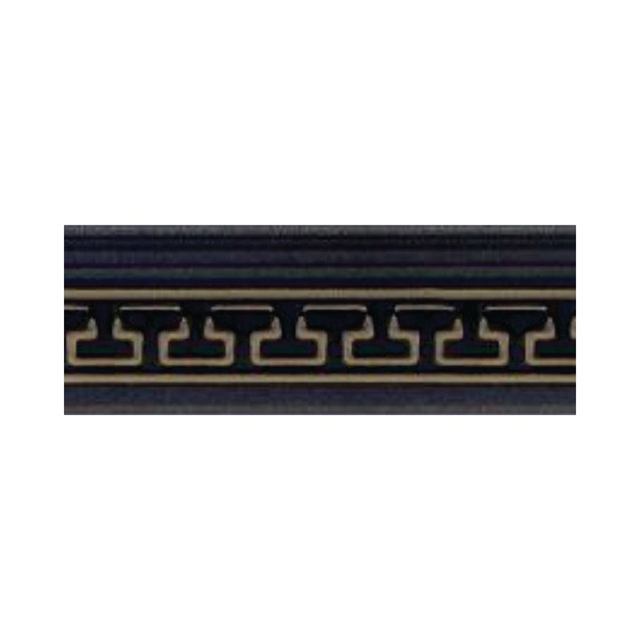 Set 4 baghete polistiren extrudat de colt, 200 x 9 x 5 cm, auriu/negru