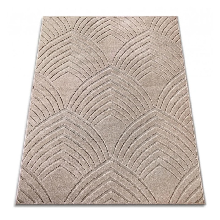 Covor Oksi, polipropilena, 120 x 200 cm, model petale