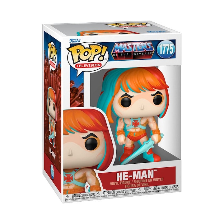Фигурка He-Man (Comic Deco) Funko, 9 см, многоцветна