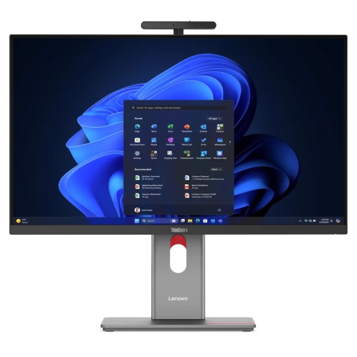 PC Desktop All-In-One Lenovo ThinkCentre M90a Pro Gen 6, 27 inch QHD, Procesor Intel Core Ultra 5, 16GB RAM, 512GB SSD, Windows 11 Pro