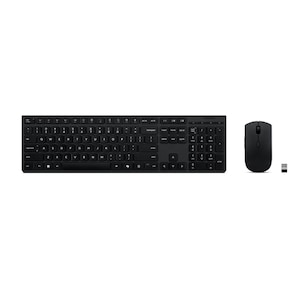 Kit Lenovo Professional Combo AI, Tastatura + Mouse, Wireless 2.4Ghz Negru