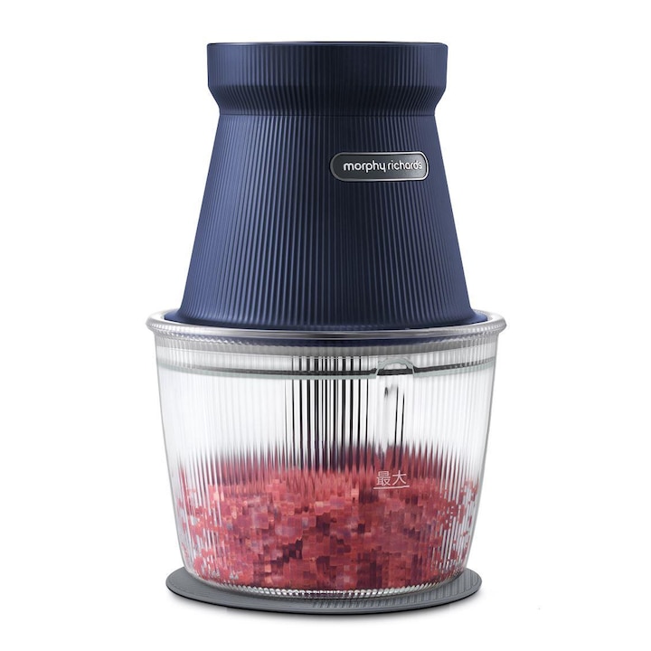 Tocator fara fir Morphy Richards MFP2001, 200 W, 1 l Albastru