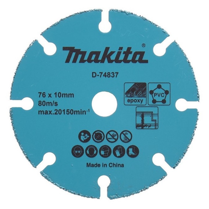 Szegmentált gyémánttárcsa, Makita, 76x10mm