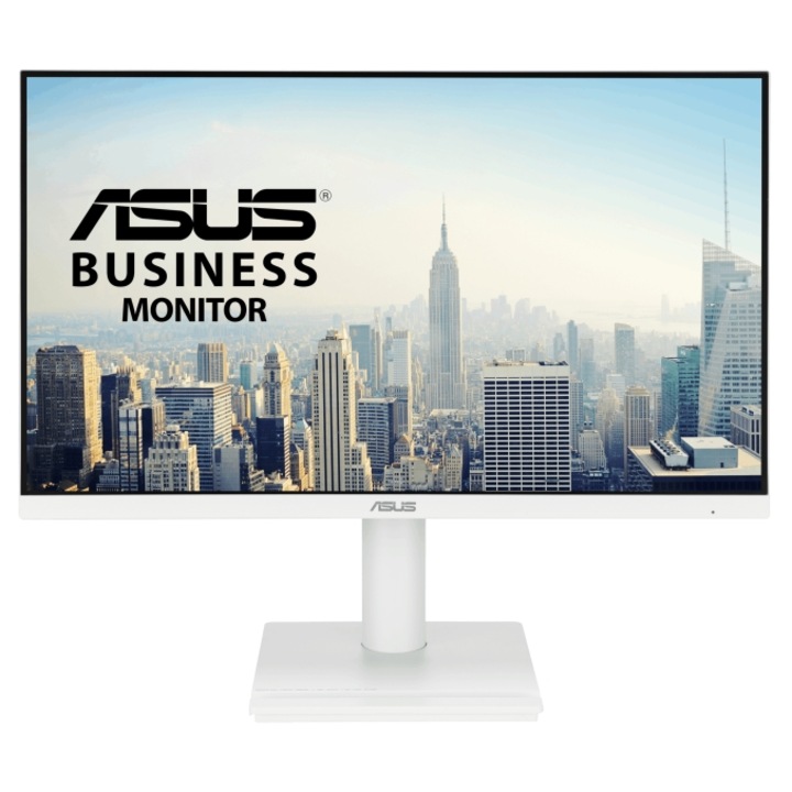 Monitor IPS LED ASUS 27" VA279QGS-W, Full HD 1920 x 1080, VGA, HDMI, DisplayPort, Boxe, Pivot, 120 Hz, 1 ms Alb