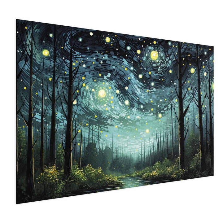 Poster Fara rama - Starry night - 90 x 60 cm