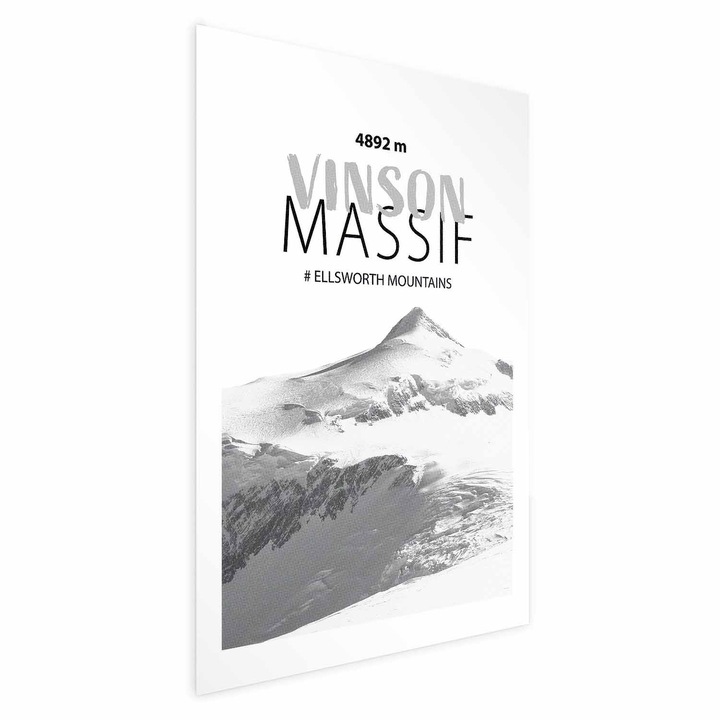 Poster Fara rama - Vinson Massif Peak - 21 x 30 cm
