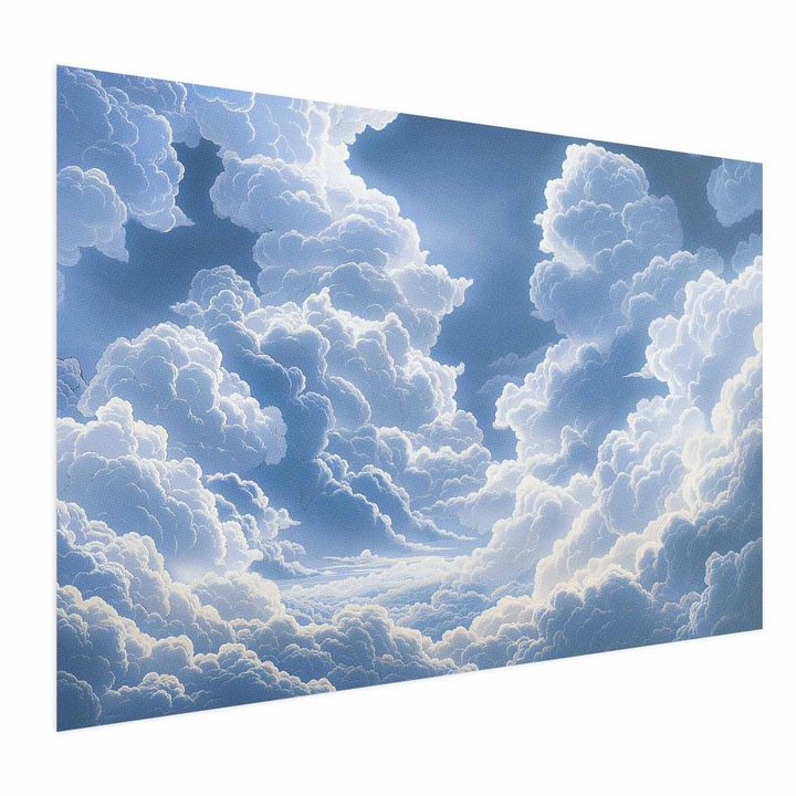 Poster Fara rama - Blue Sky Clouds - 60 x 40 cm