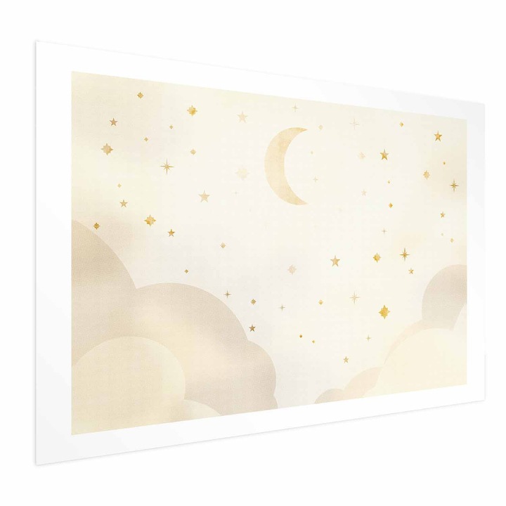 Poster Fara rama, cu margine - Starry Night - 30 x 21 cm