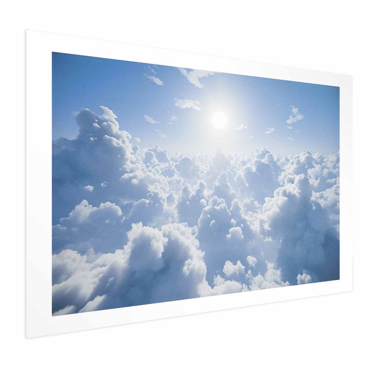 Poster Fara rama, cu margine - Heavenly Sun Rays - 30 x 21 cm