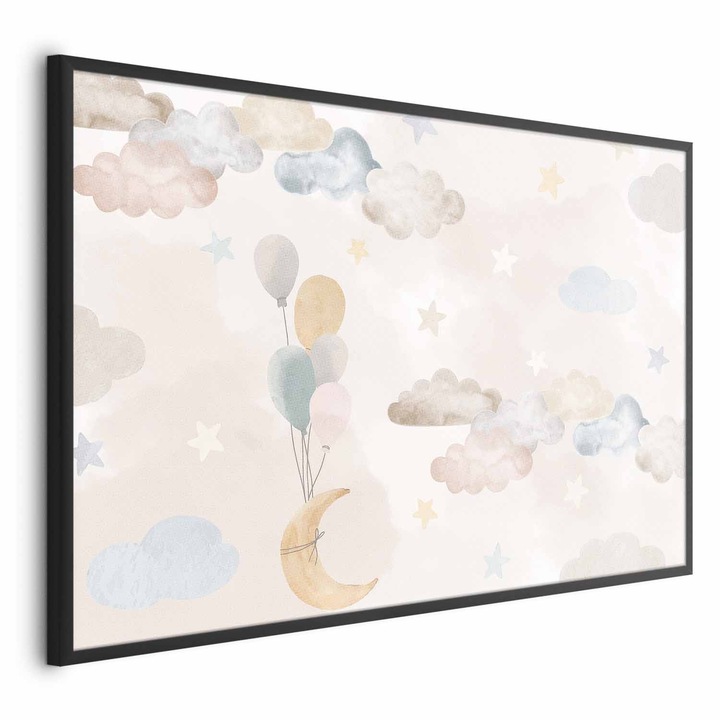Poster Rama neagra - Fairytale Sky - 42 x 29.7 cm
