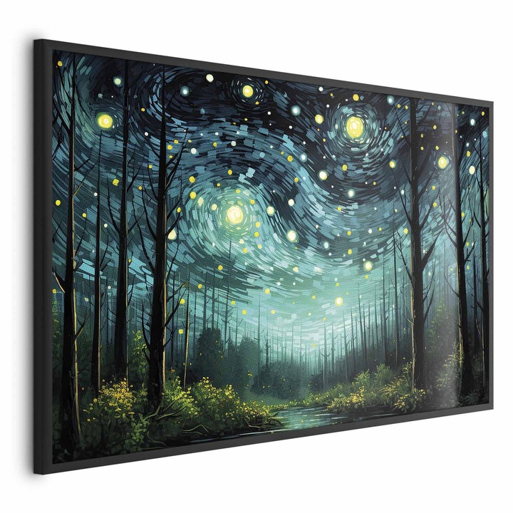 Poster Rama neagra - Starry night - 42 x 29.7 cm