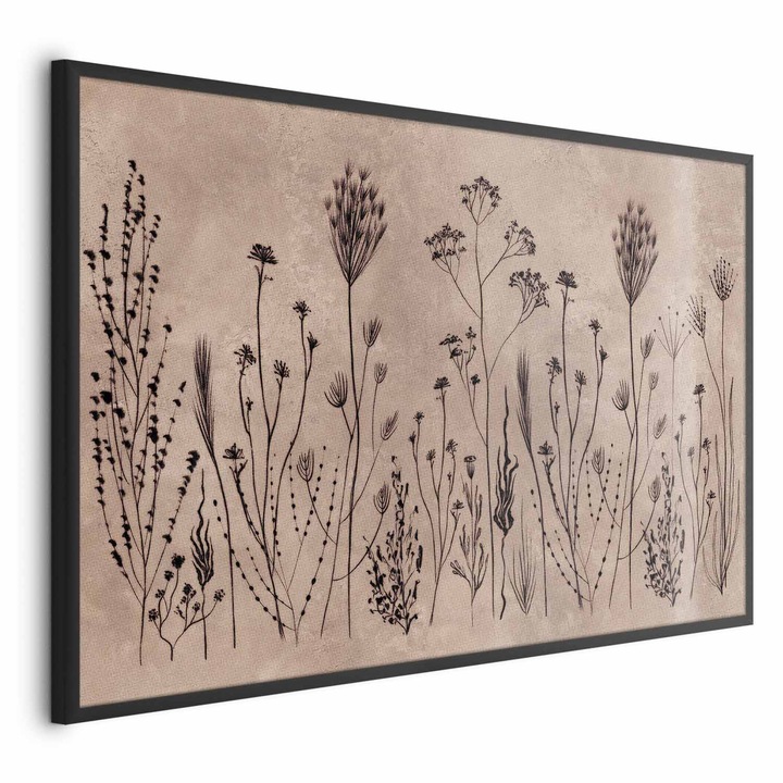 Poster Rama neagra - Field Flowers - 30 x 21 cm