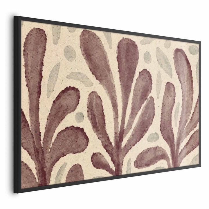 Poster Rama neagra - Leaves and Spots - 30 x 21 cm