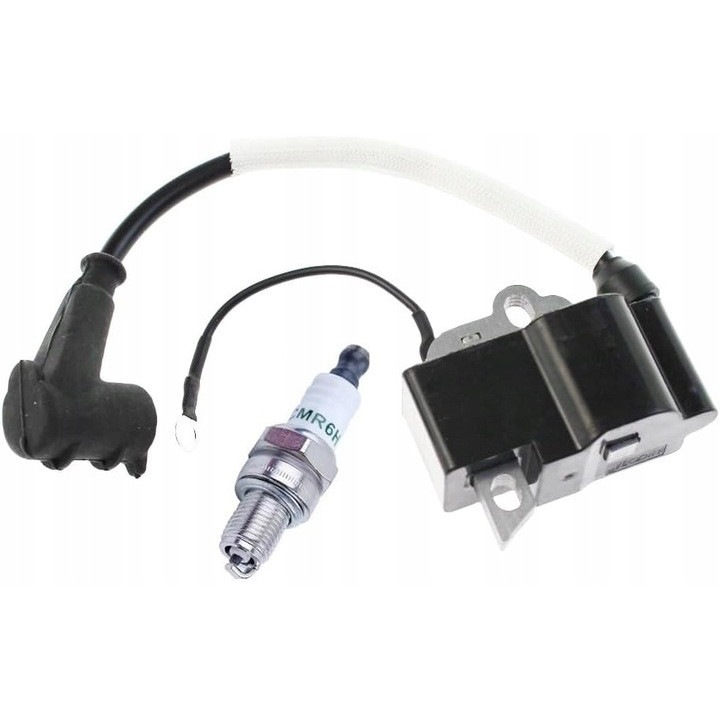 Bobina de aprindere cu bujie German pentru STIHL FS240, FS260, FS360, FS410, 39mm x 14cm