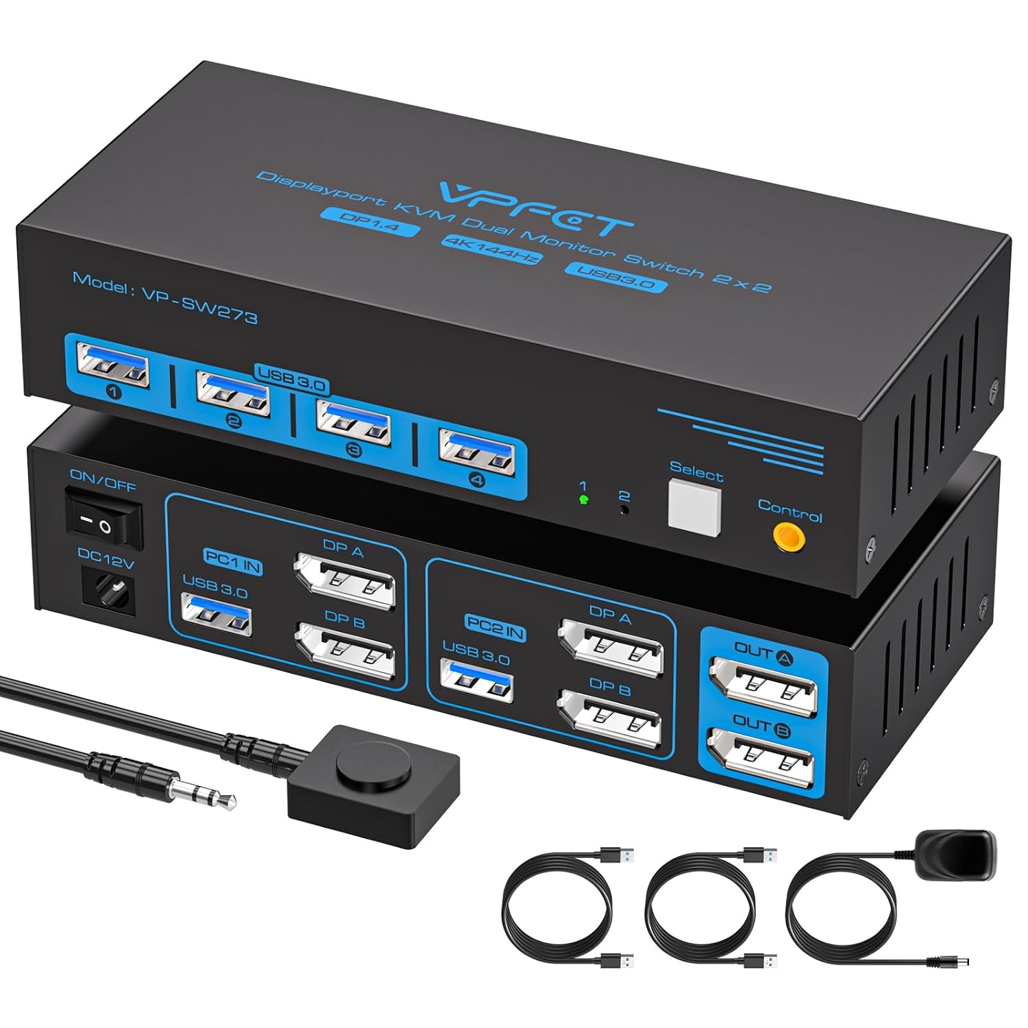 Switch KVM ATEN, LCD 19