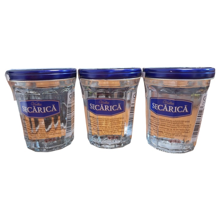 Vodka Zernoff Secarica, infuzată, 40% alcool, set 3buc, 100ml