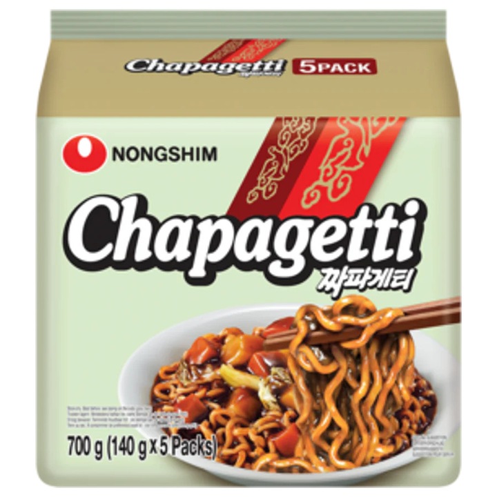 Ramen Chapaghetti, mix condimente, 5pack (5*140g) Nongshim