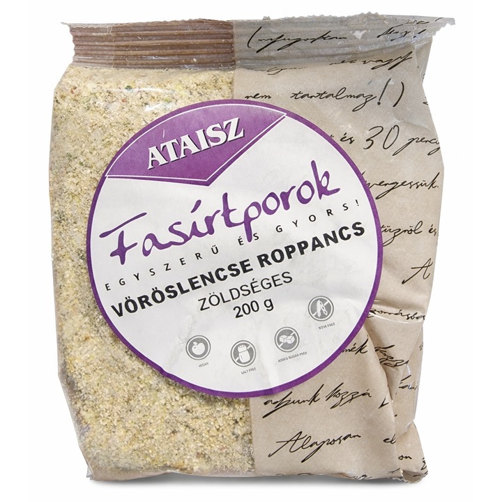 Mix pentru chiftelute crocante din linte rosie cu legume – 200 g Ataisz