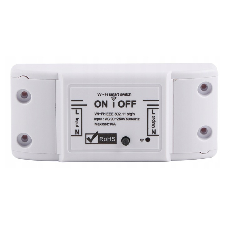 Releu wireless inteligent Omnyx, 220V, 10A, control prin aplicația Tuya