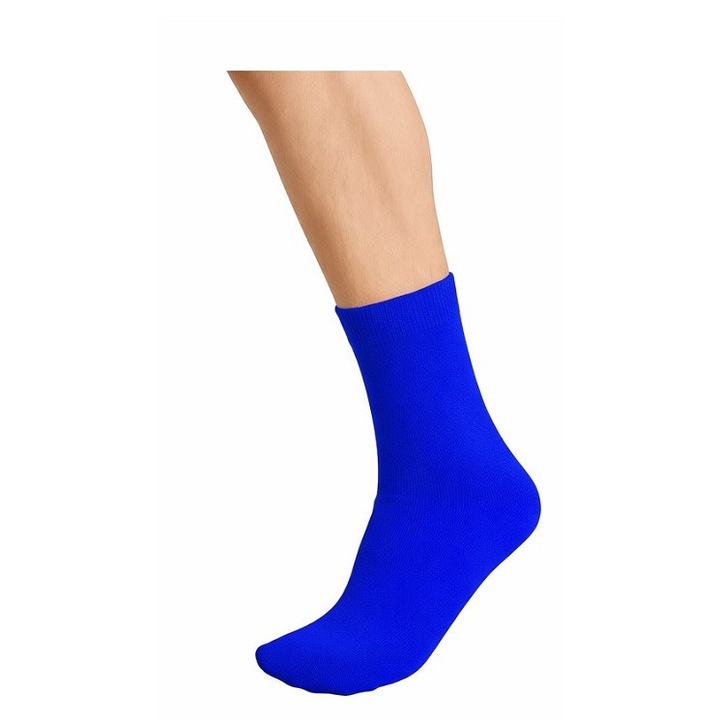 Sosete Compresive pentru Diabetici, Model Scurt, Albastre, Marime 39-40, MorsaCyberg