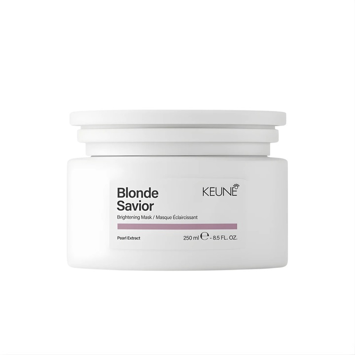 Masca iluminatoare pentru intretinerea parului blond Keune Care Blonde Savior Mask, 250 ml