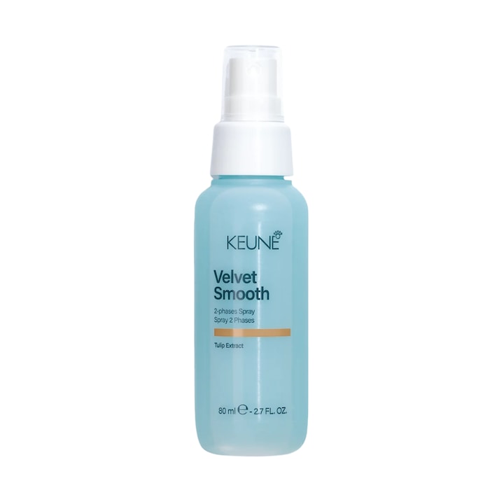 Spray bifazic Keune Care Velvet Smooth, anti-frizz, protectie umiditate, 80 ml