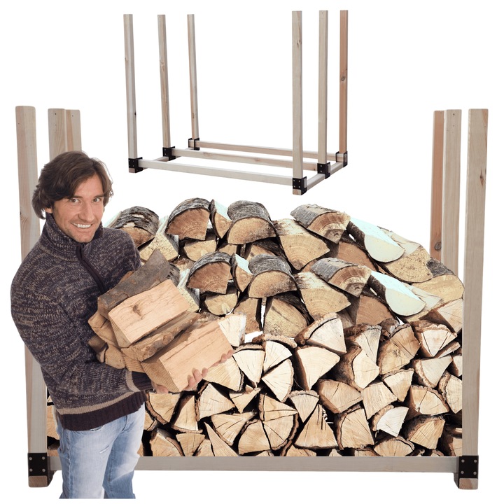 Suport pentru lemne MODO24, 0.9 m3, lemn