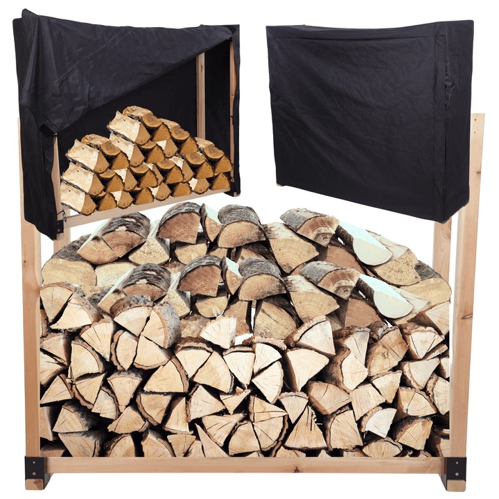 Suport pentru lemne MODO24, 0.7 m3, lemn, cu husa