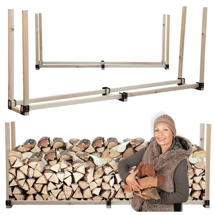 Suport pentru lemne MODO24, 1.5 m3, lemn