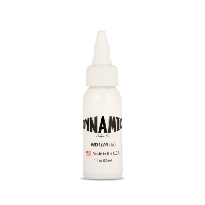 Tus alb tatuaj, Dynamic, 30ml, vegan, sterilizat