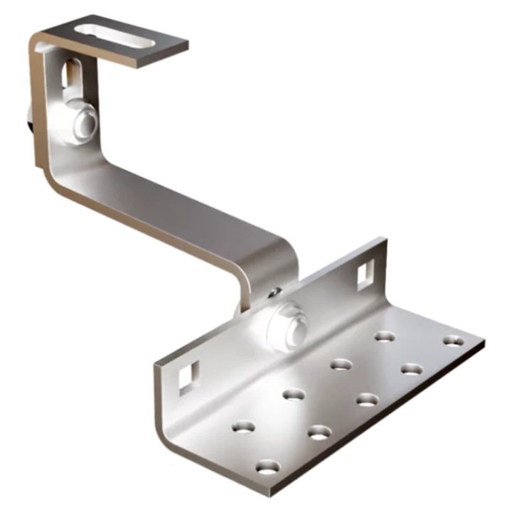 Cârlig de acoperiș pentru tiglă, Mxm, kit montare panou solar, rezistență la intemperii, instalare ușoară