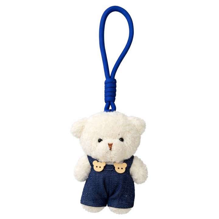 Breloc, Ursulet salopeta, 12 cm