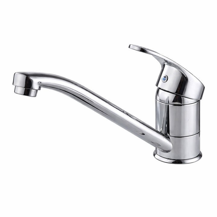 Baterie Lavoar, Alessandro DESIGN, Monocomanda, Pipa Pivotanta, Argintiu