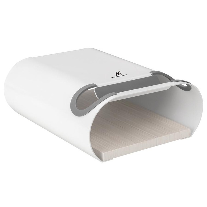 Maclean MC-466 - Стойка за стена за велосипед, максимално натоварване 25 кг, бяла