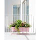 Suport ghiveci de plante Sumire Metal 64 cm Roz
