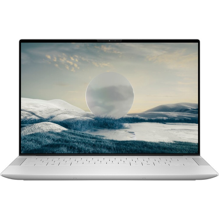 Laptop Dell XPS 14 9440 cu procesor Intel® Core™ Ultra 7 155H pana 4.8GHz, 14.5 inch FHD+ IPS, memorie 16GB RAM, spatiu de stocare 1TB SSD, placa video nVidia RTX 4050 6GB, Windows 11 Pro, Platinum