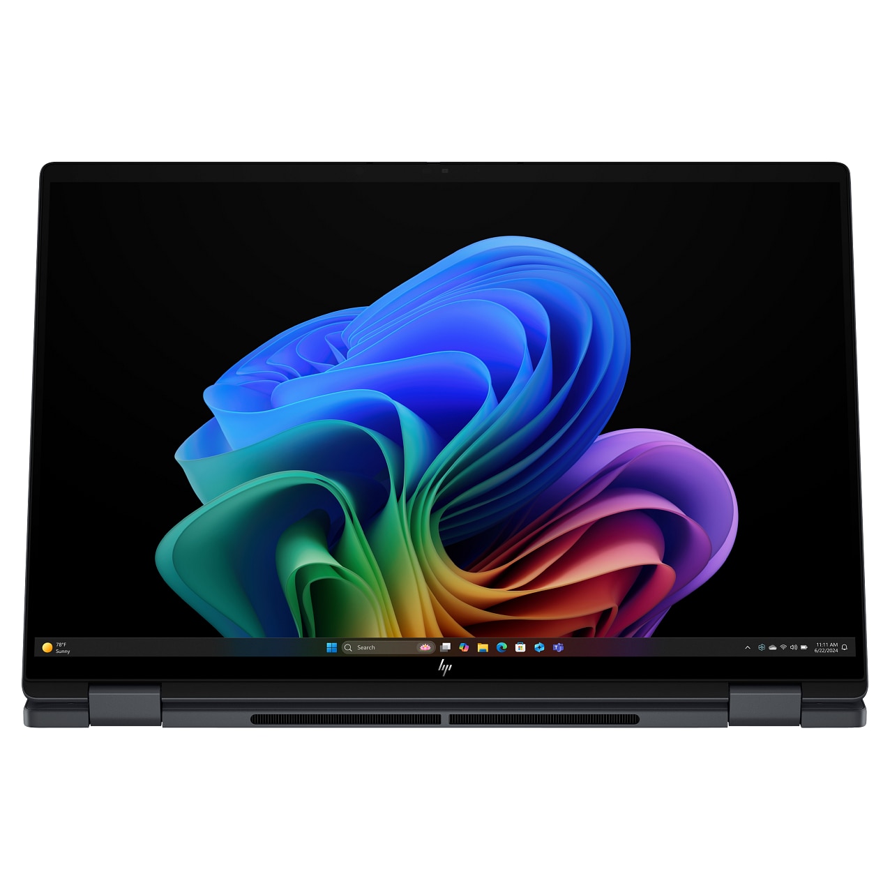 Laptop HP Omnibook X Flip 16-as0043dx display 16 inch 3K OLED Touch 120Hz, procesor Intel Core Ultra 9 288V, memorie 32GB LPDDR5x, spatiu de stocare 2TB SSD, Intel Arc 140V Graphics, Microsoft Winodws 11 Home, Eclipse Gray