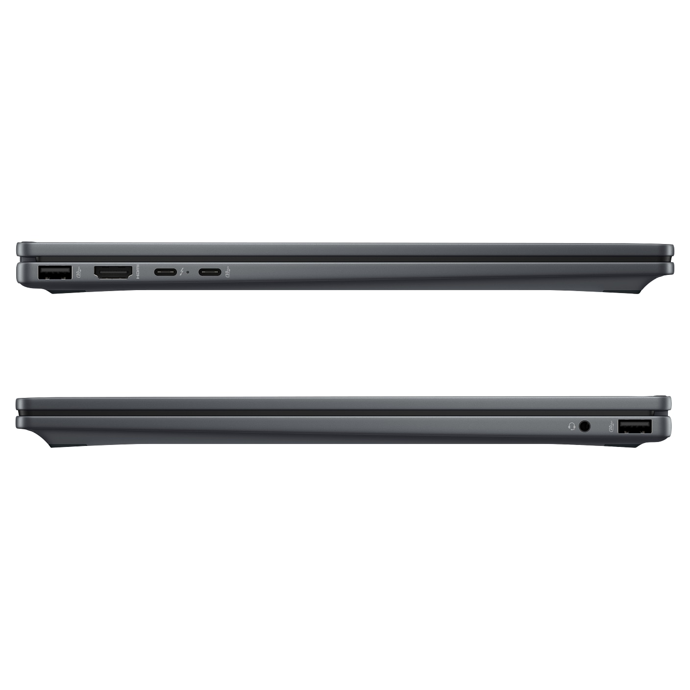 Laptop HP Omnibook X Flip 16-as0043dx display 16 inch 3K OLED Touch 120Hz, procesor Intel Core Ultra 9 288V, memorie 32GB LPDDR5x, spatiu de stocare 2TB SSD, Intel Arc 140V Graphics, Microsoft Winodws 11 Home, Eclipse Gray