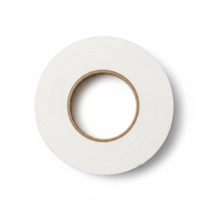 Banda Dubla Adeziva, Spuma Polietilenica, Aderenta Puternica, Alba