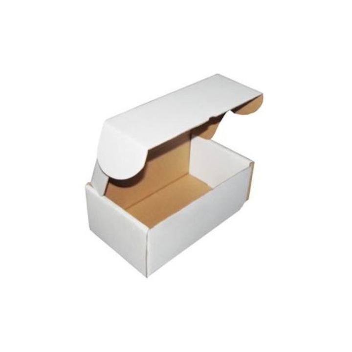 Cutie carton tip CO3 / ondula B 265 x 155 x 105, Culoare carton:albit