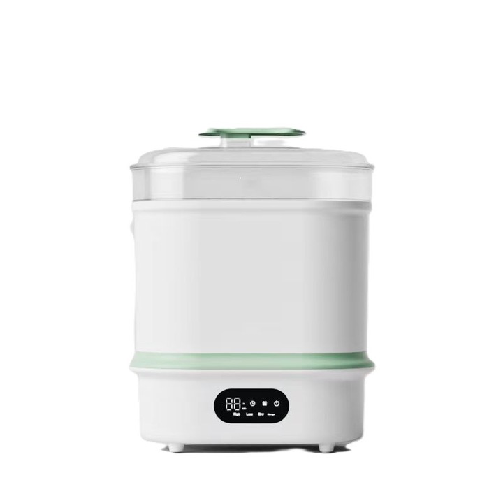 Sterilizator si Uscator Electric pentru Biberoane - 4 in 1, Materiale Sigure si Ecologice Non-toxice, Sterilizare cu Abur si Uscare, Capacitate 6 Biberoane, Functii Automate, Design Modular, Alb