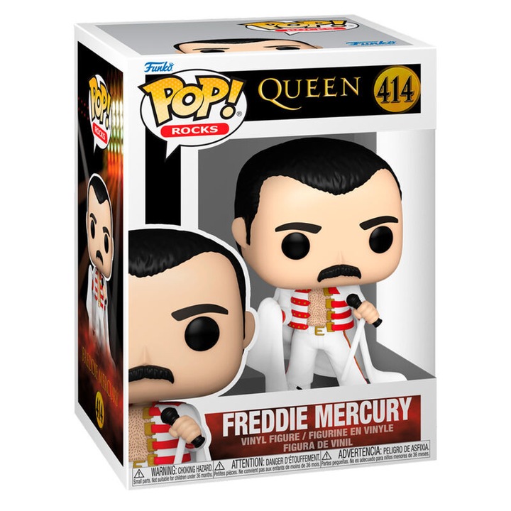 Figurina de colectie Funko POP! Queen − Freddie Mercury #414