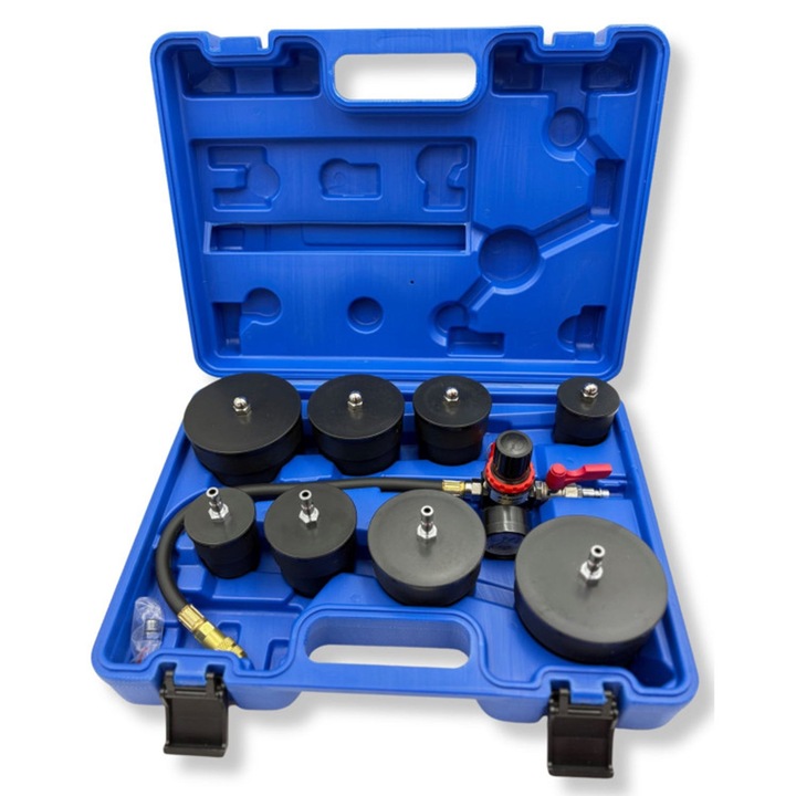 Tester presiune si etanseitate pentru turbosuflanta, KB GLOBAL, 9 piese