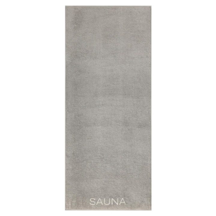 Плажна кърпа Pure 80x200cm, 100% памук, хавлиена 500g/m2, сива