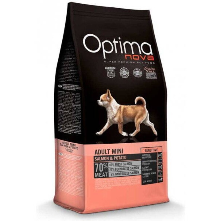 Hrana Uscata pentru Caini Optimanova cu Somon si Cartofi 8 kg