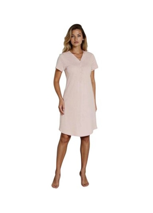 Риза за кърмене, Mirella, Памучна, С копчета, Размер Pink, 2XL, Без принт